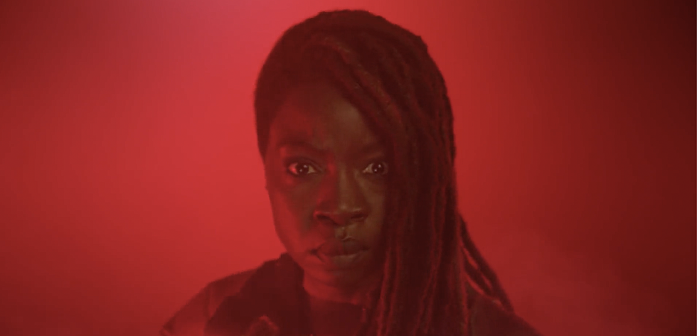 danai gurira as michonne in the walking dead the ones who live