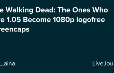 The Walking Dead: The Ones Who Live 1.05 Become 1080p logofree screencaps – LiveJournal