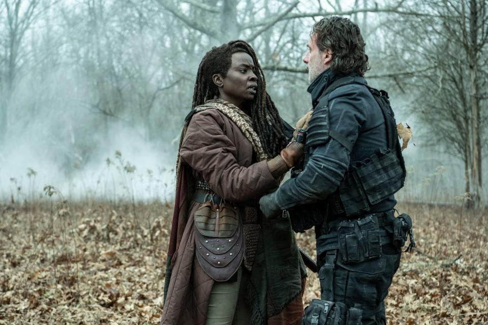 andrew lincoln, danai gurira, the walking dead the ones who live, season 1