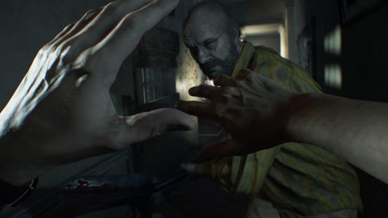 Best zombie games: a bald man in a yellow shirt 