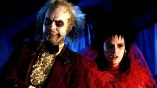 Michael Keaton and Winona Ryder in Beetlejuice