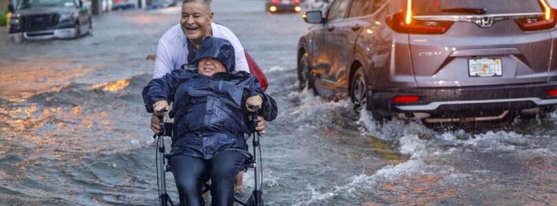 Stalled cars in flooded streets leave South Florida looking like a scene from a zombie movie – Russellville Courier