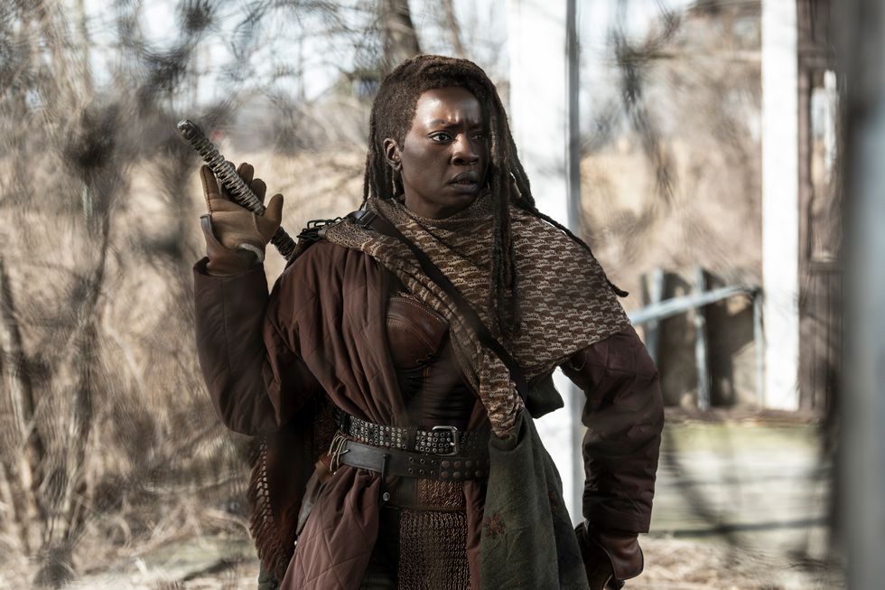 danai gurira as michonne, the walking dead the ones who live