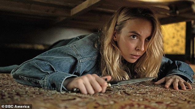 Jodie is a master of accents, having stunned viewers with her ability to switch between a plethora of tongues and languages in her role as Villanelle (pictured) in Killing Eve