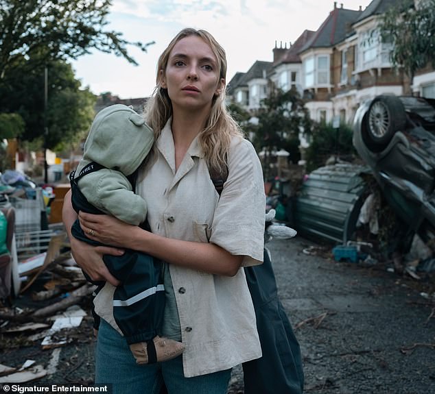 It is Jodie's second apocalyptic film in recent years, after her heartwrenching performance in the climate crisis drama The End We Start From (Pictured)