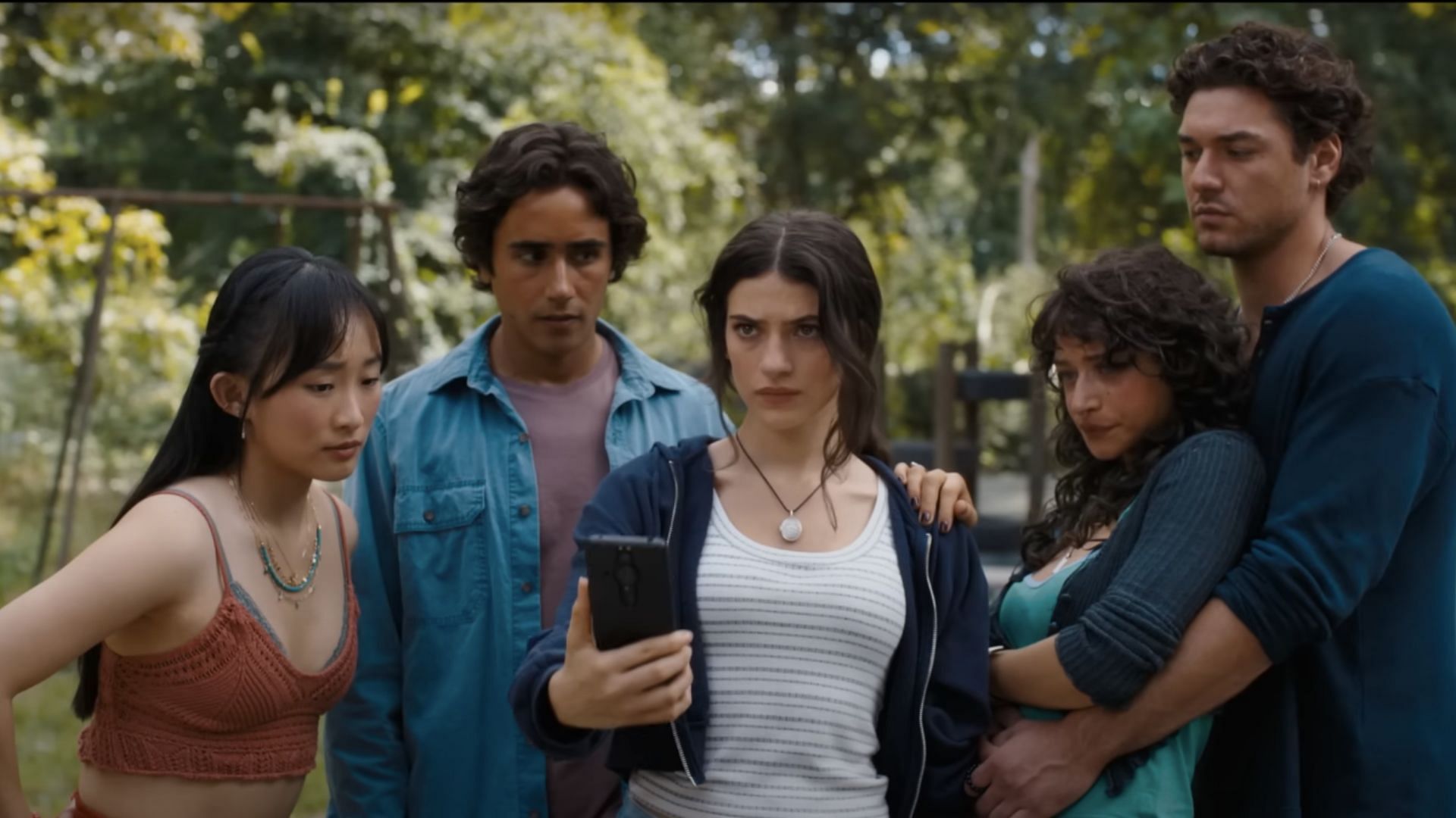 The cast of Until Dawn (Image via YouTube/Sony Pictures Entertainment)