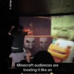 A Minecraft Movie causes cinema chaos as teenagers take part in destructive trend at theatres