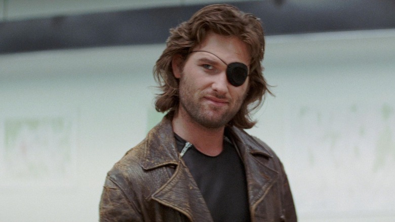 Snake Plissken smiling in Escape from New York