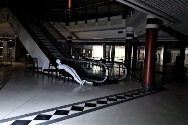 Photos taken inside the desolate centre by urban explorer Jake were uploaded to his Facebook page