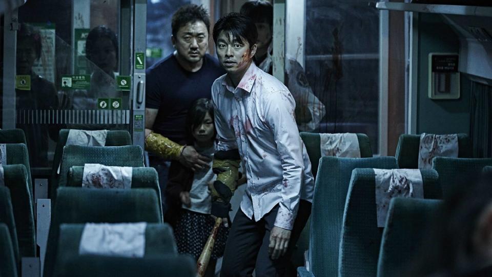 Ma Dong-seok, Kim Su-an and Gong Yoo in 