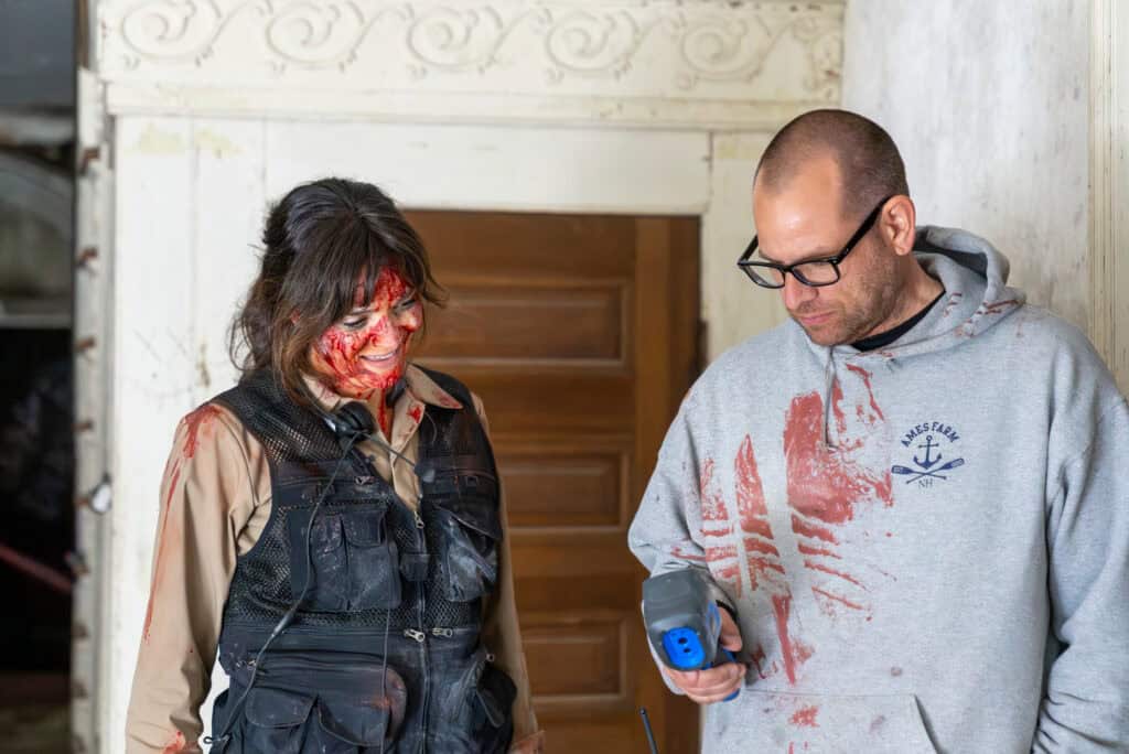 Behind the scenes