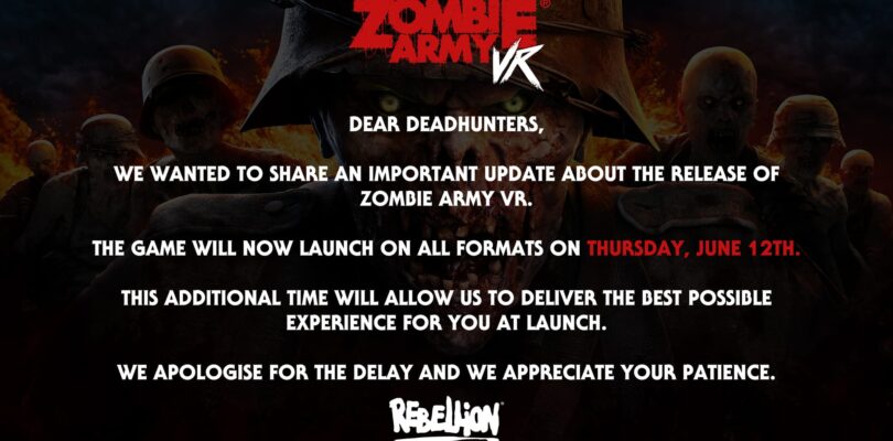Zombie Army VR Now Releasing In June Following Late Delay – UploadVR