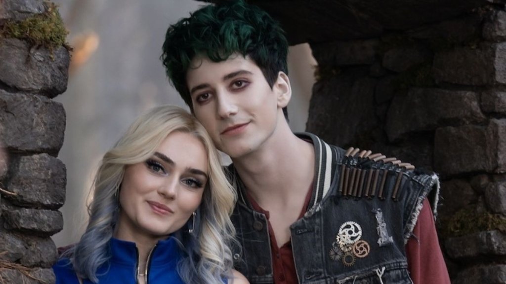 - Zombie Gaming Meg Donnelly and Milo Manheim in 'Zombies 4: Dawn of the Vampires'