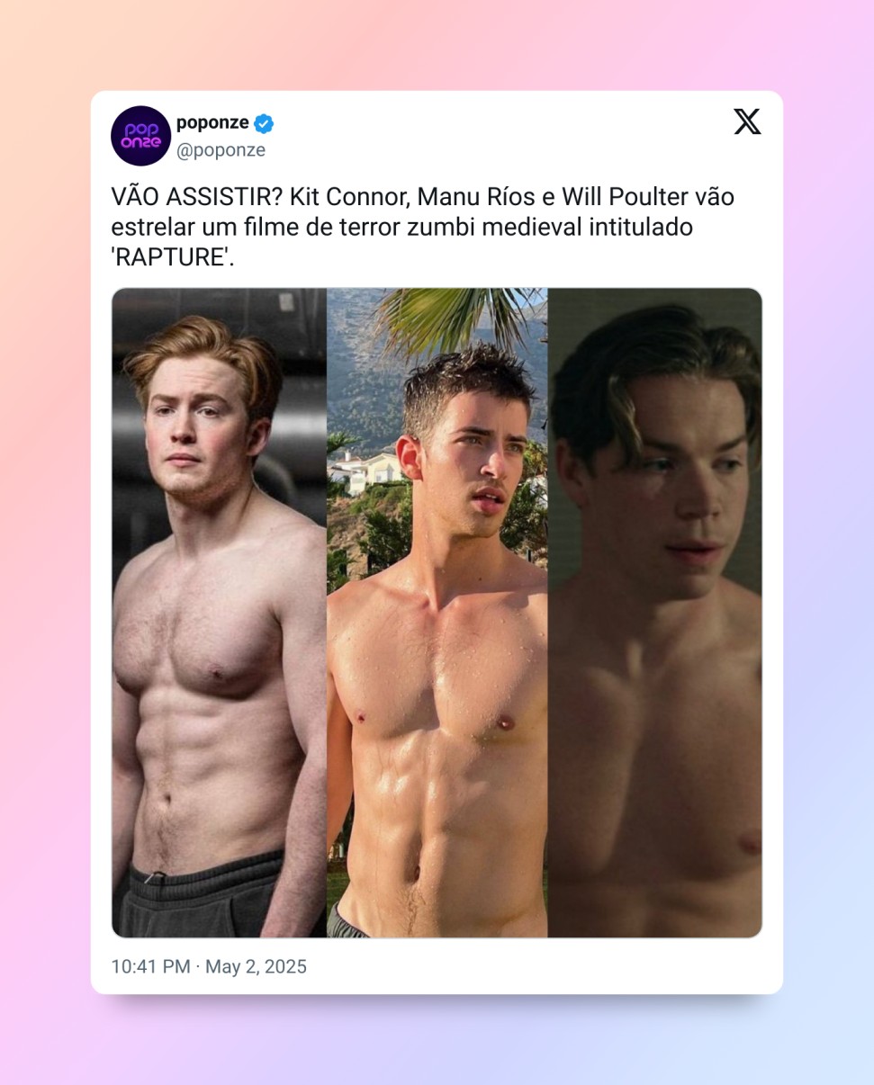 - Zombie Gaming Kit Connor, Manu Rios, and Will Poulter
