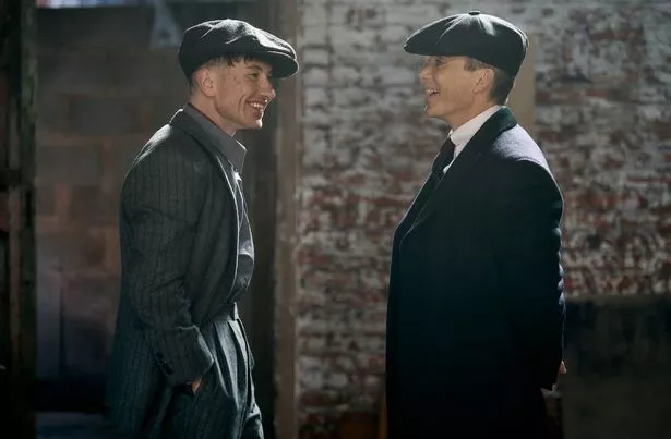 Barry and Cillian Murphy in the upcoming Peaky Blinders film