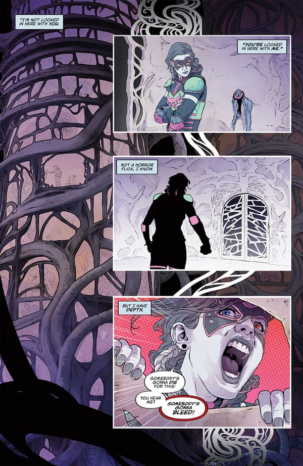 Interior preview page from JUMPSCARE #4 JIM CAMPBELL COVER