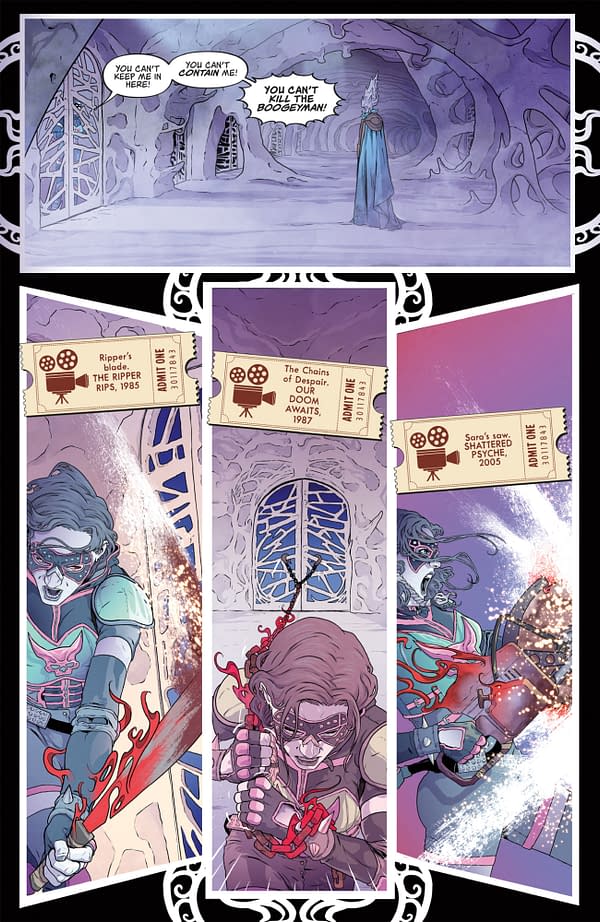Interior preview page from JUMPSCARE #4 JIM CAMPBELL COVER
