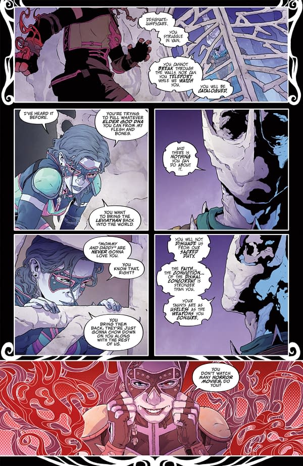 Interior preview page from JUMPSCARE #4 JIM CAMPBELL COVER