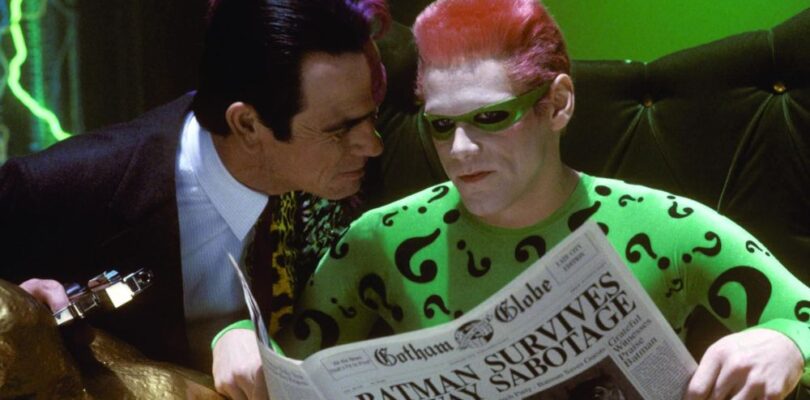 Jim Carrey Delivers a Joy(gasm) in Schumacher’s Campy ‘Batman Forever’ [Horror Queers Podcast]