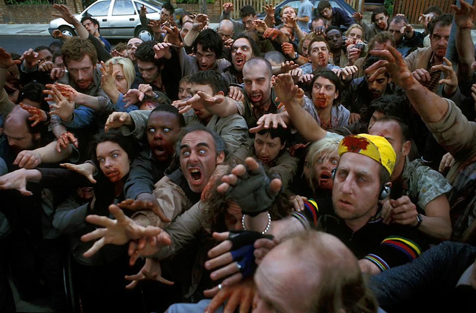 Shaun of the Dead used slow-moving zombies as a matter of principle. (Universal/Alamy)